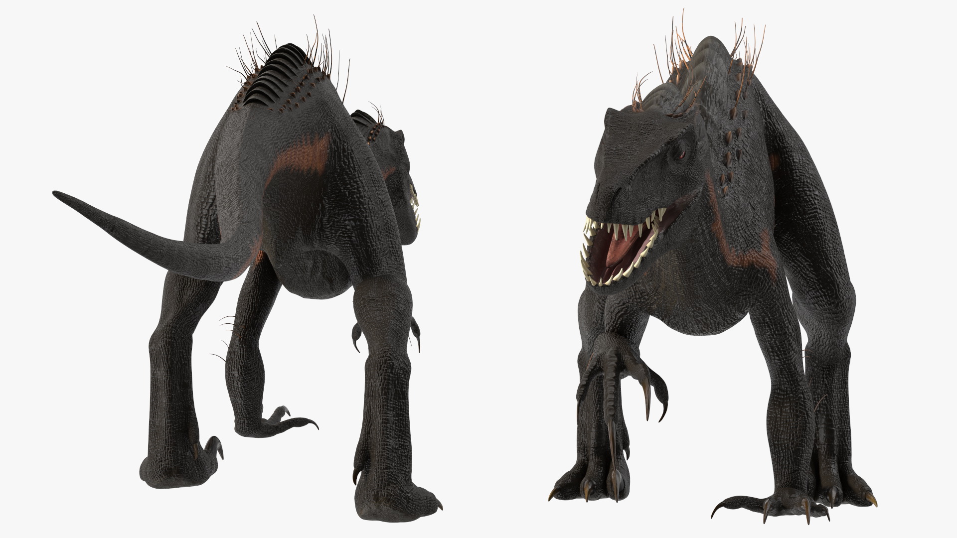 3D model Indoraptor Crouching Pose