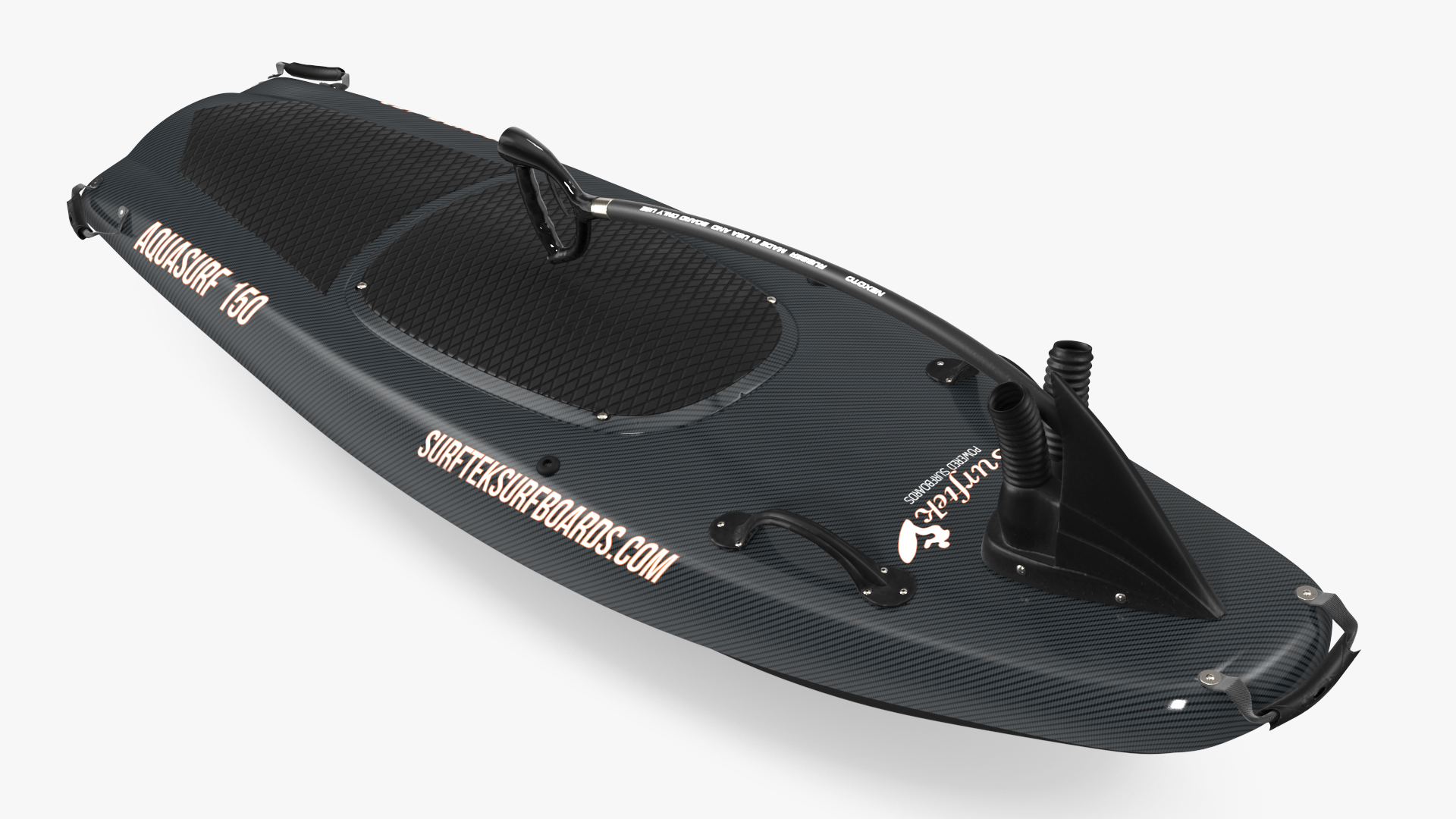 Surftek Aquasurf Jet Surfboard Folded Carbon 3D model