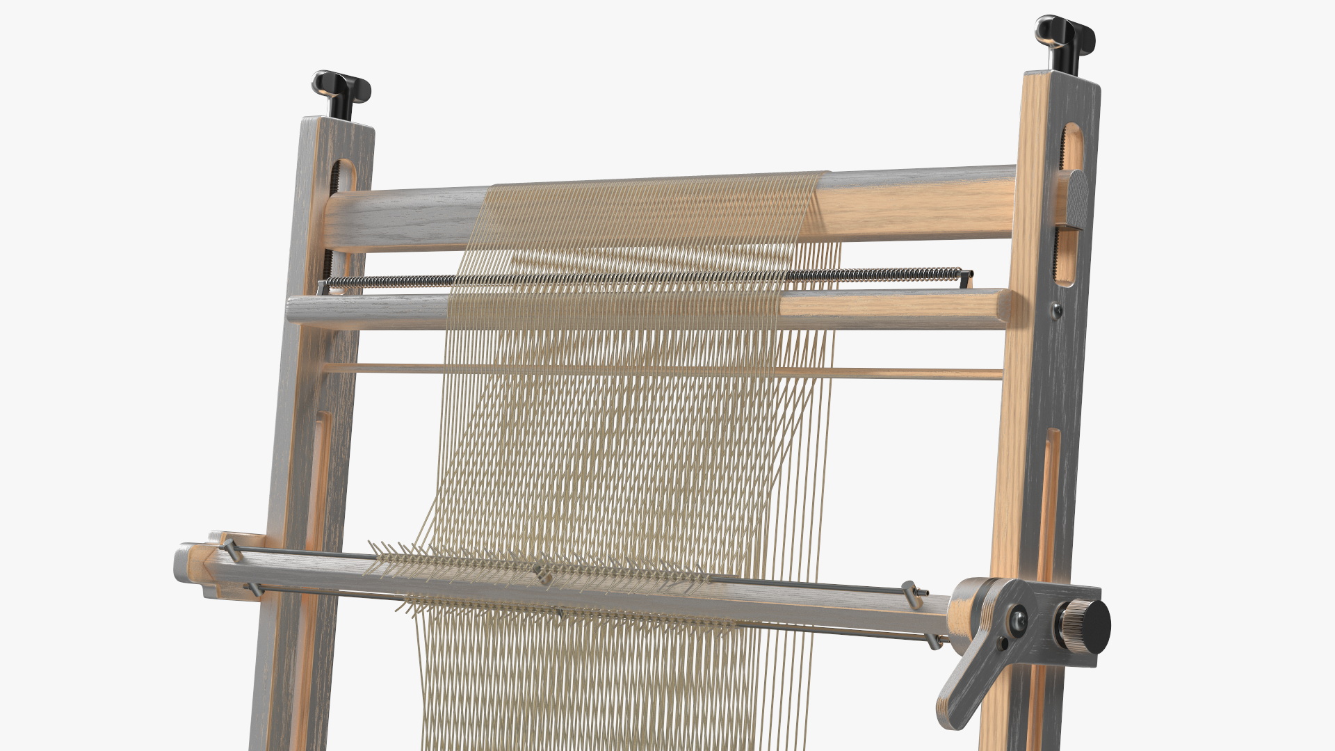 3D Arras Wooden Tapestry Loom