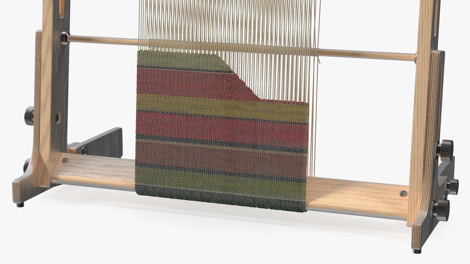 3D Arras Wooden Tapestry Loom