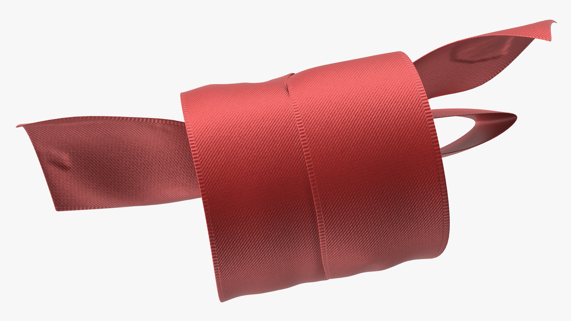 Ribbon Red Bow 3D model