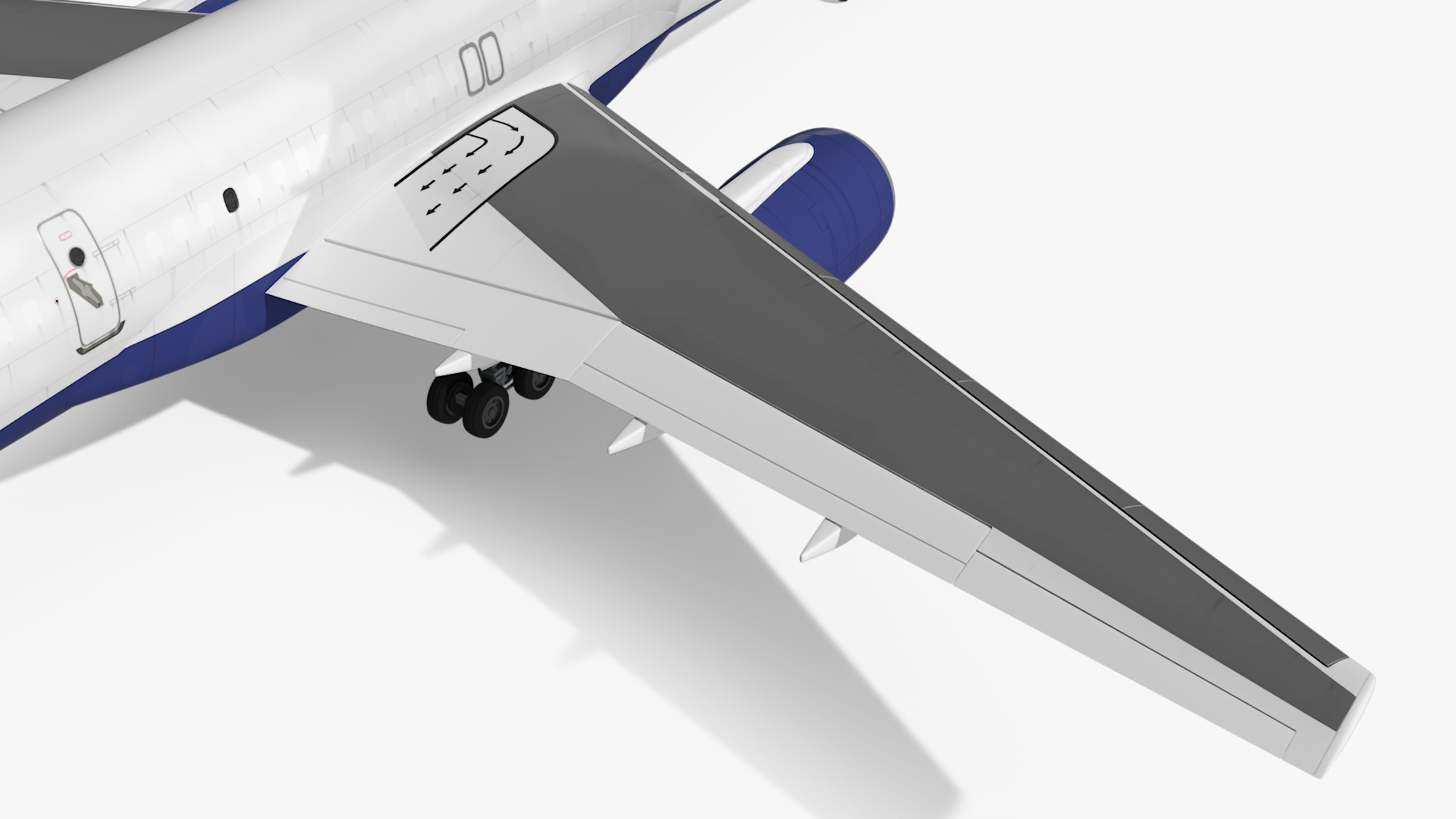 3D model Delta Airlines Boeing 757 Commercial Airliner