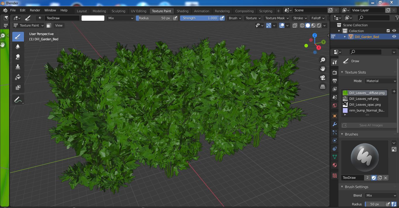 3D model Dill Garden Bed