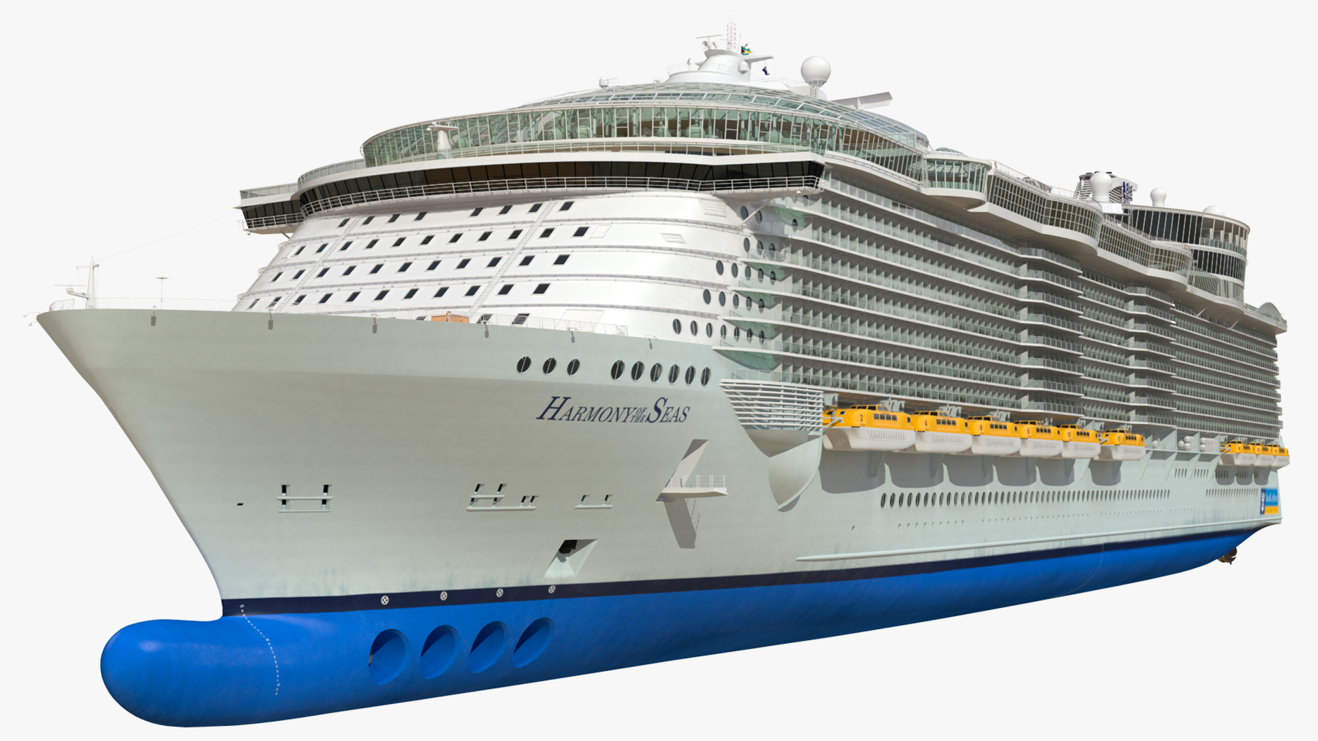 3D Oasis Class Cruise Ship Harmony of The Seas model