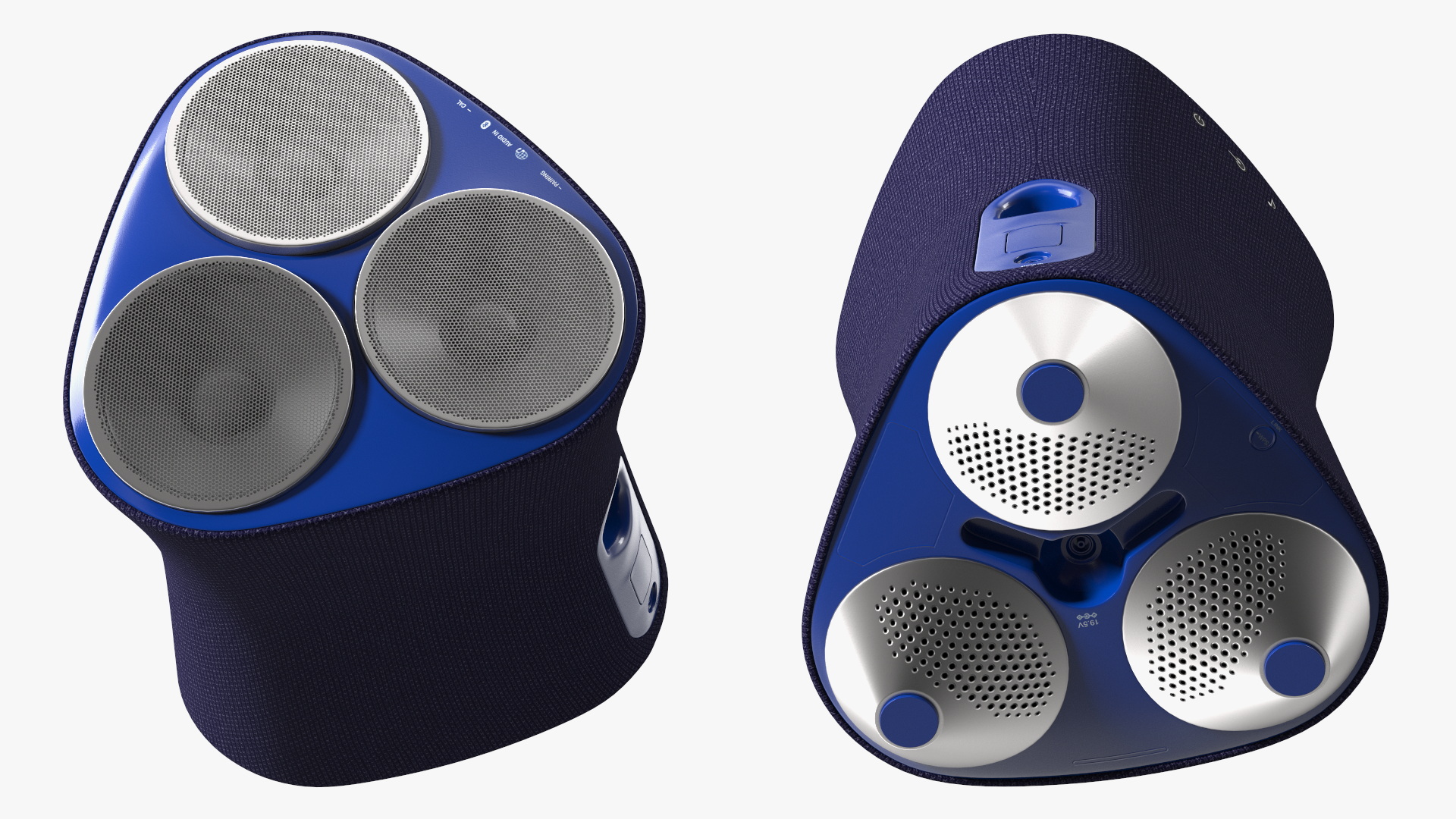 3D model Acoustic Wireless Bluetooth Speaker Blue