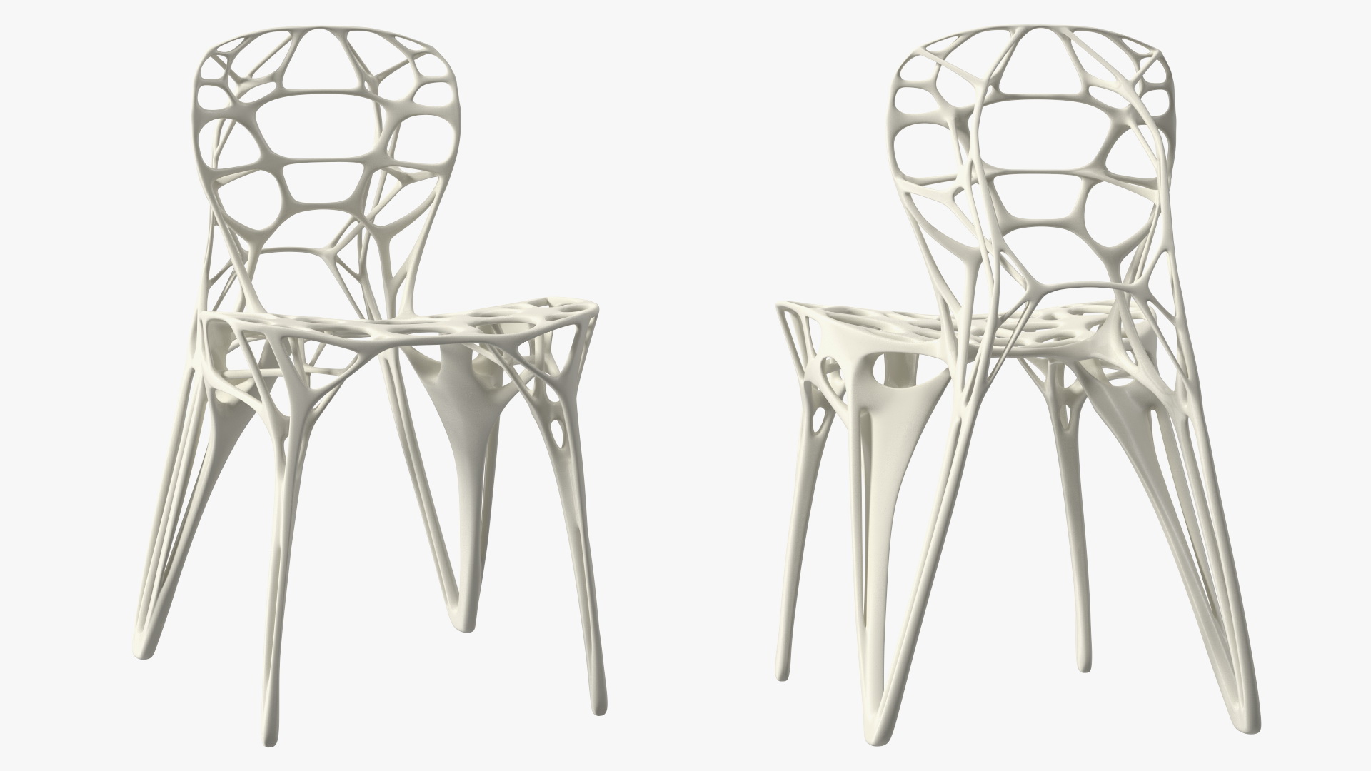 Modern GENERICO Chair White 3D