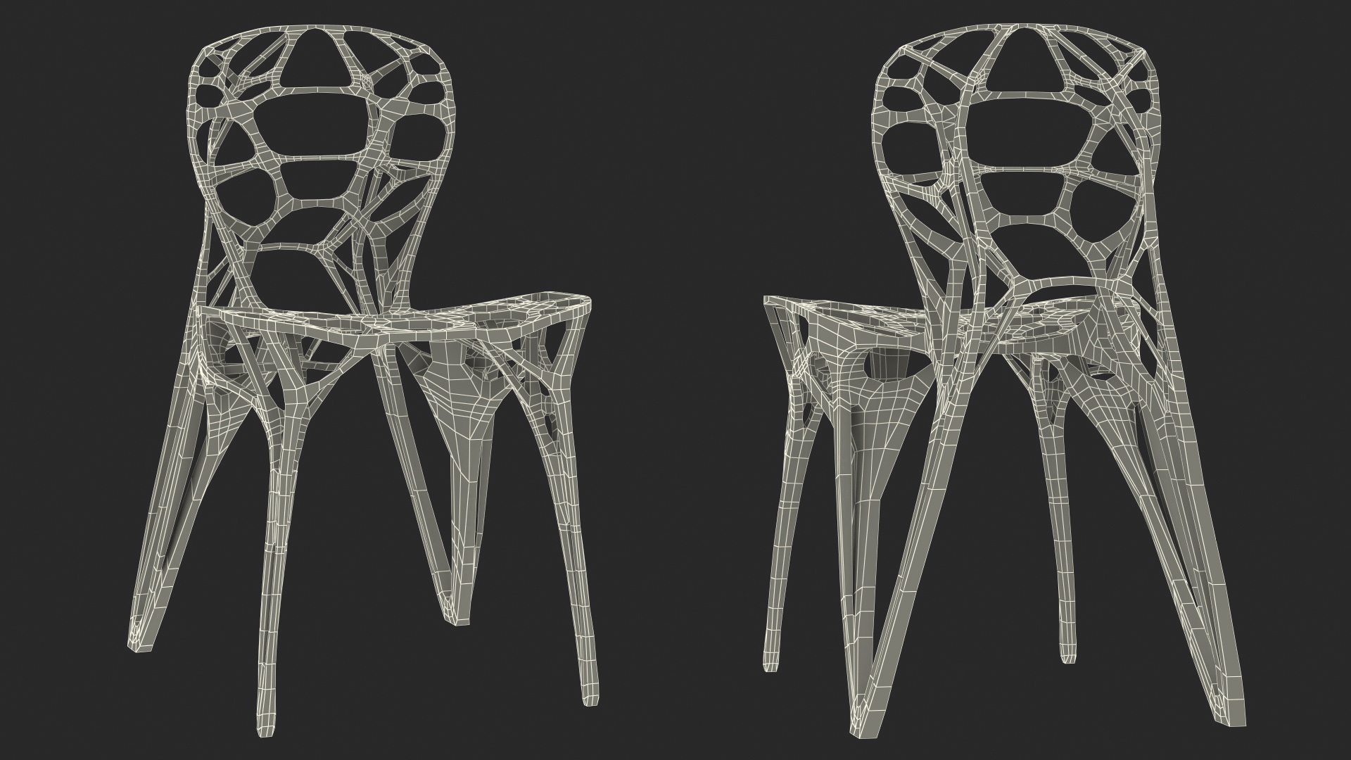 Modern GENERICO Chair White 3D