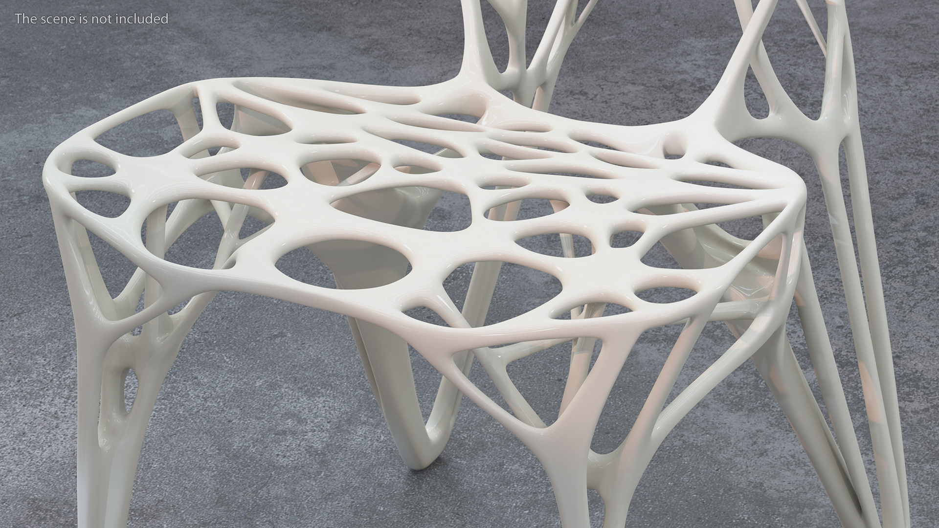 Modern GENERICO Chair White 3D