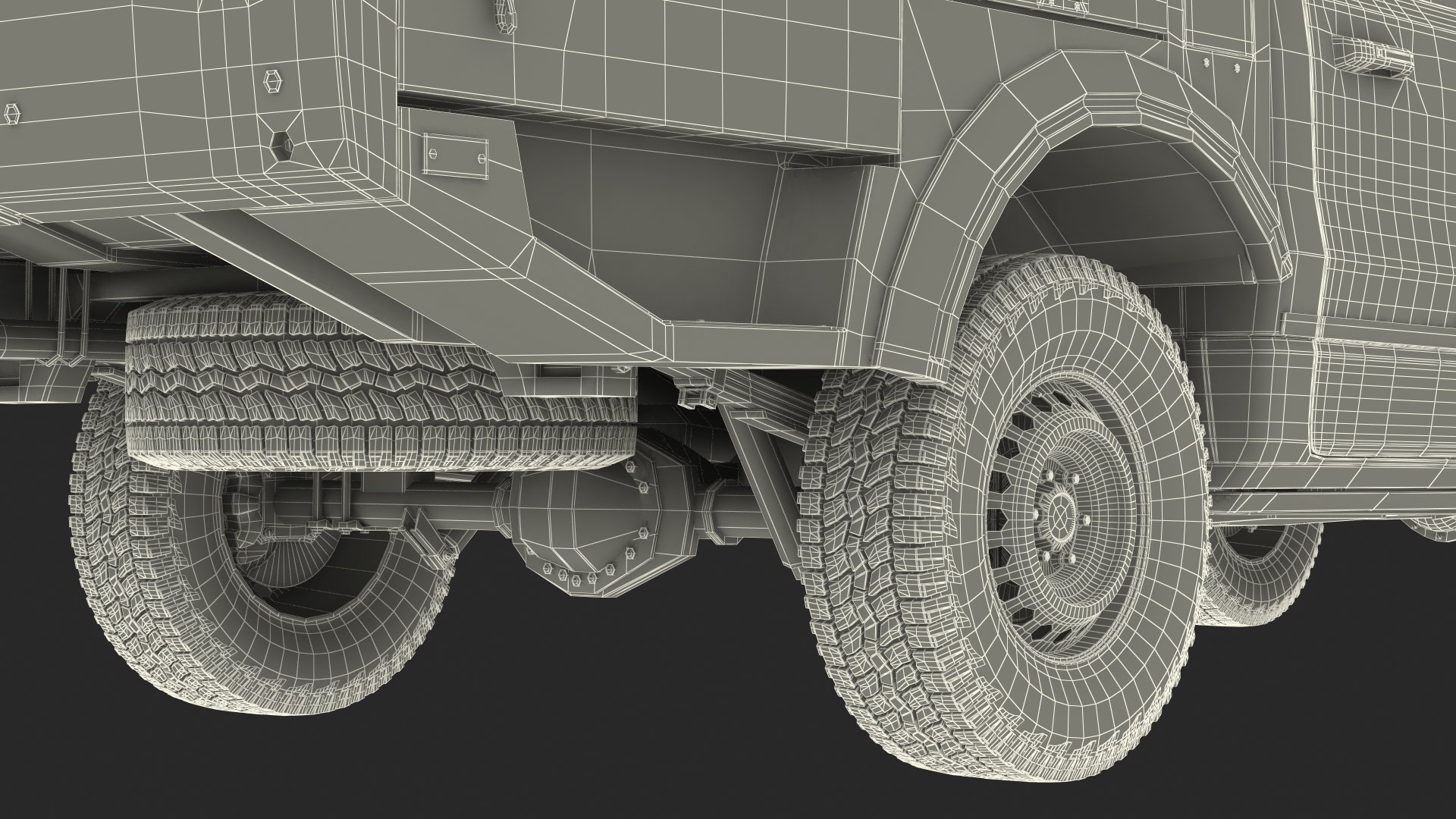 3D Prisoner Transport Vehicle Rigged model