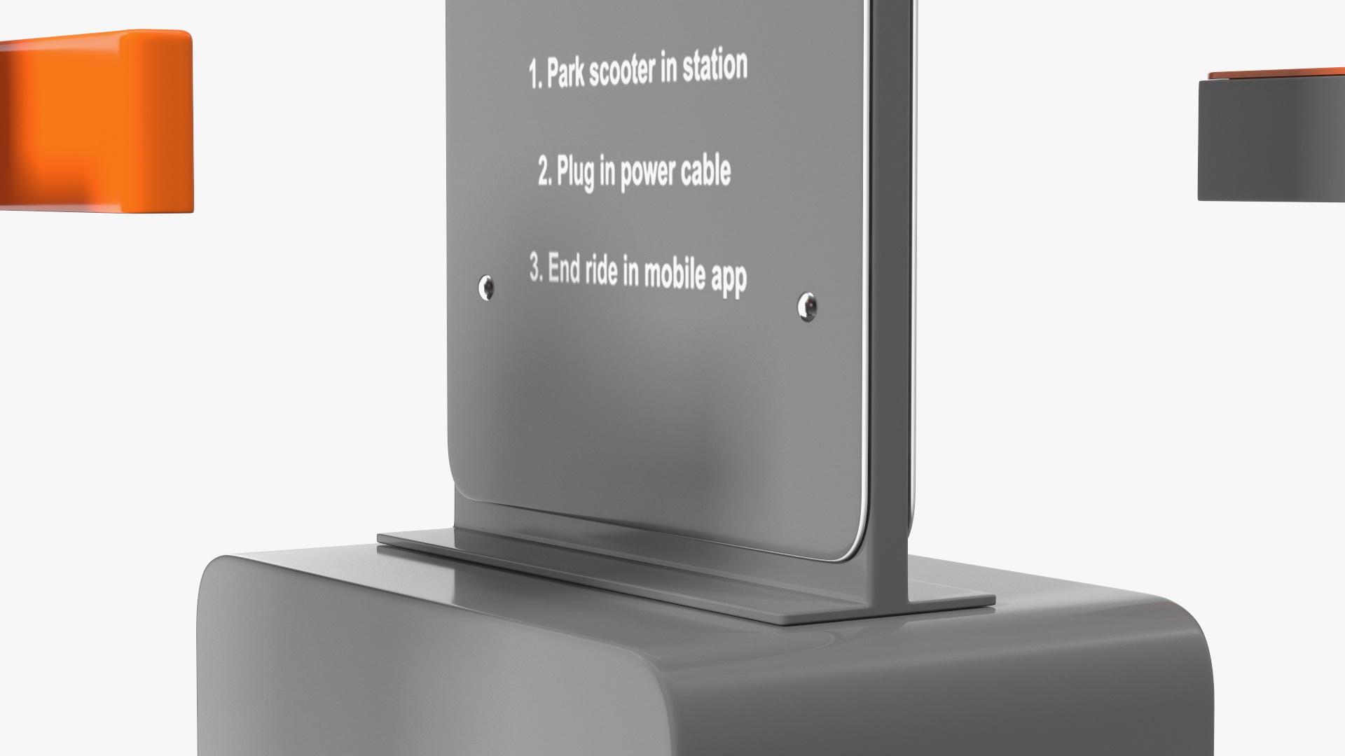 Scooter Charging Station 3D model