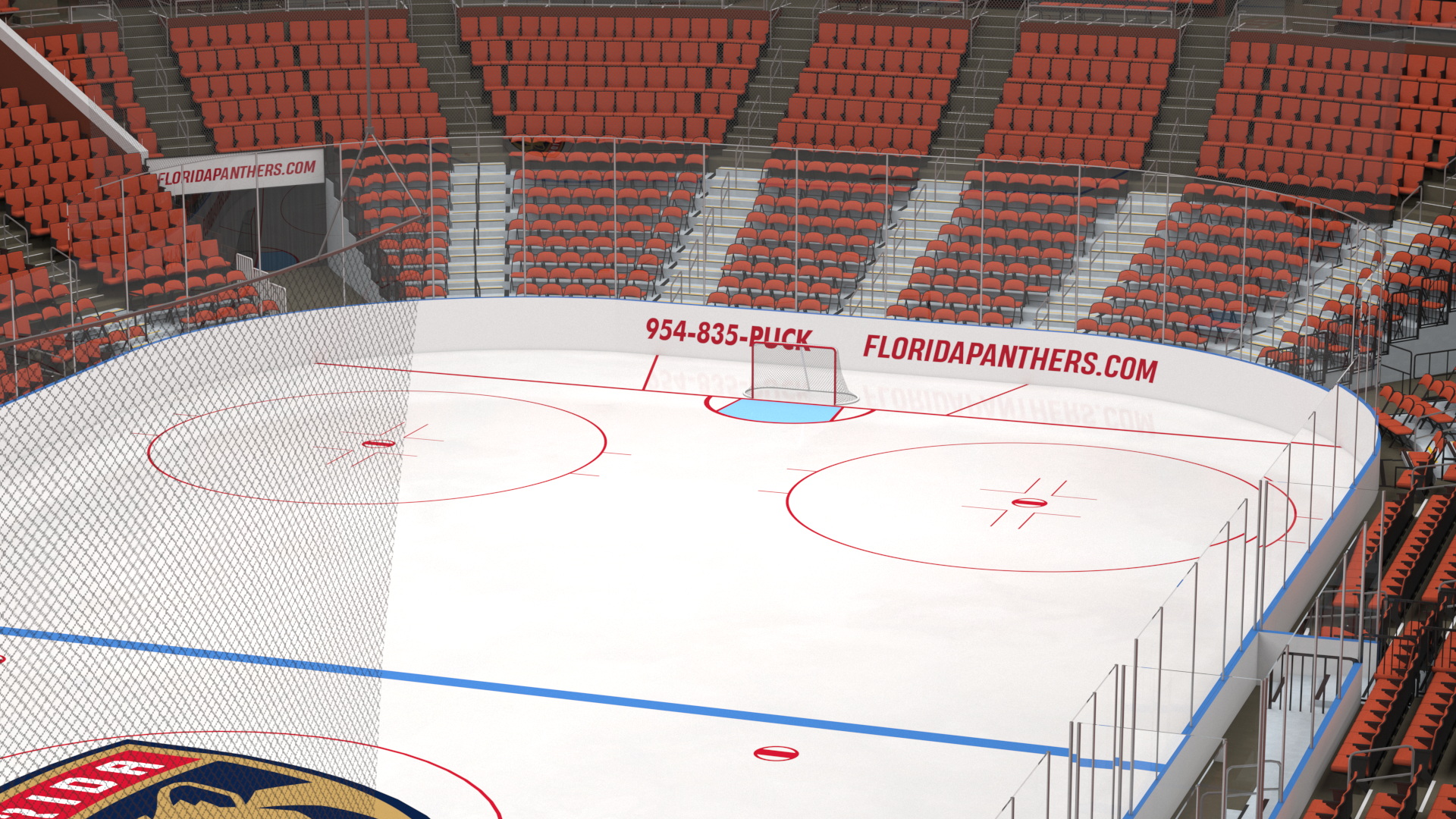 3D Interior FLA Live Arena model