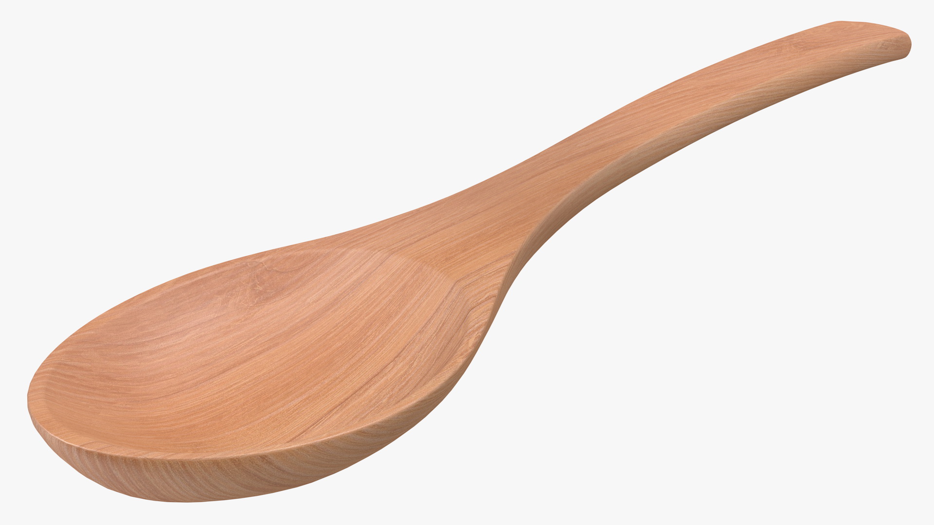 3D Wooden Spoon Filled With Mixed Beans