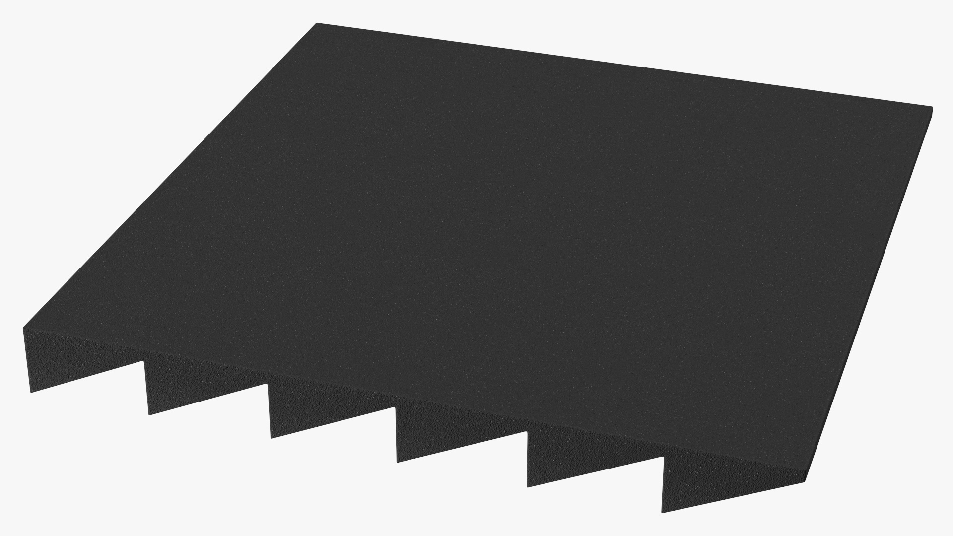 Soundproofing Wall Tile Black 3D model