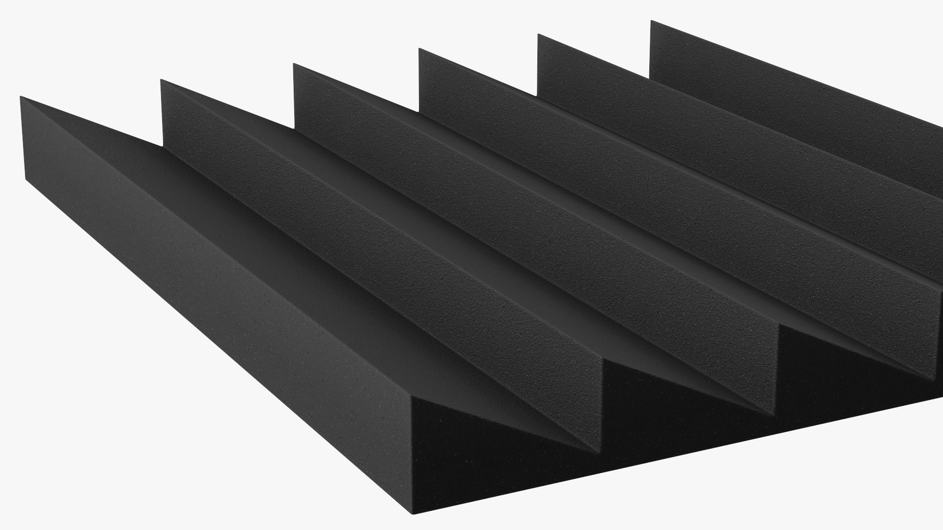 Soundproofing Wall Tile Black 3D model