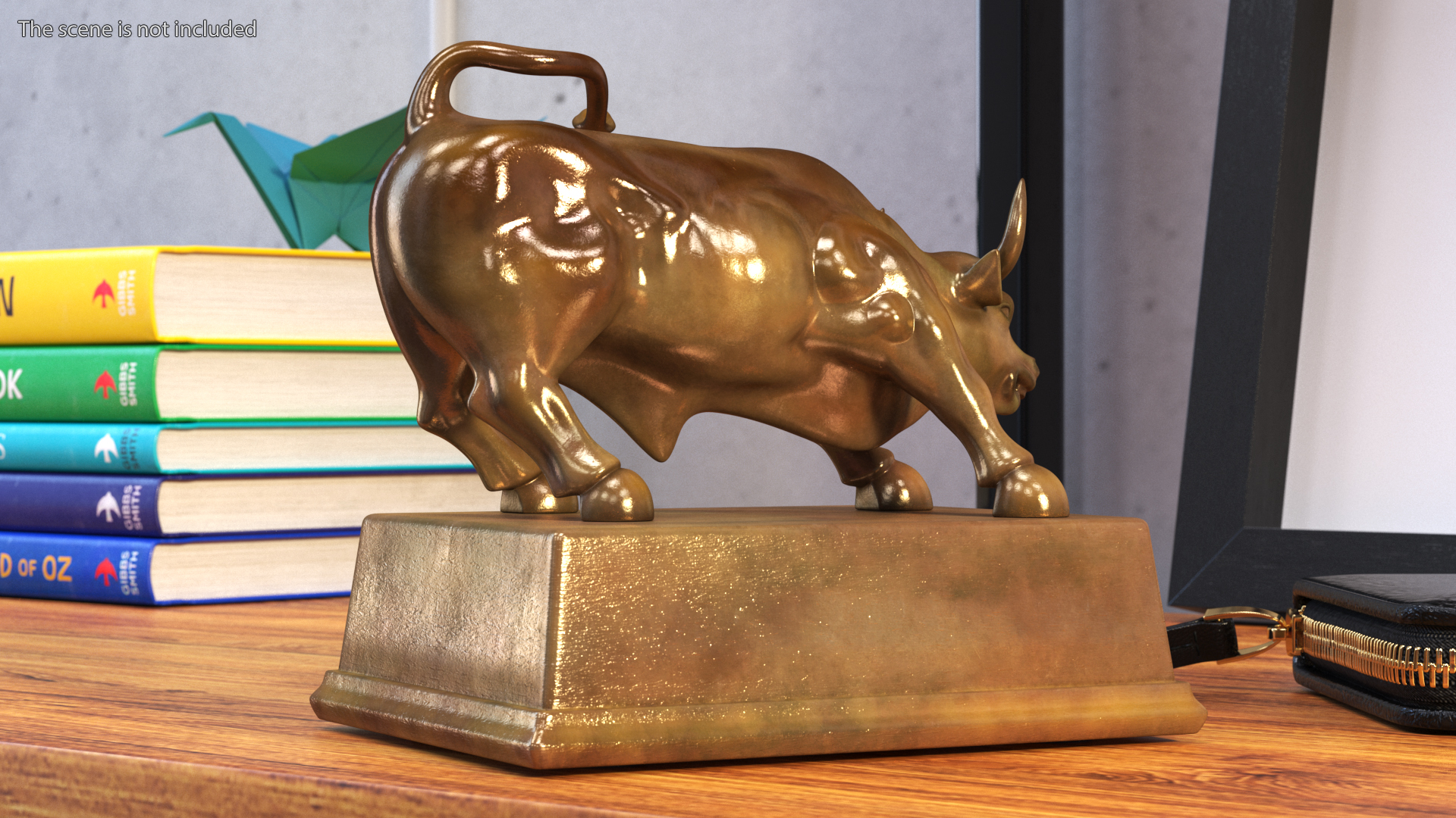 3D Bronze Bull Statue for 3D Print