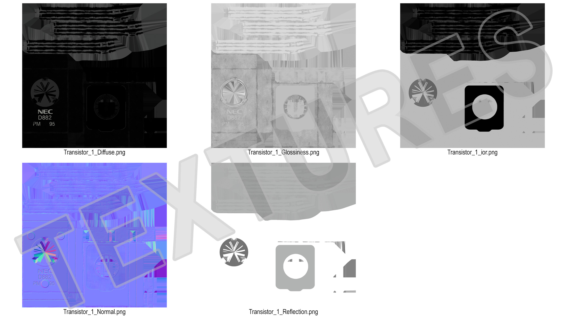 NEC D882 NPN Silicon Power Transistor 3D