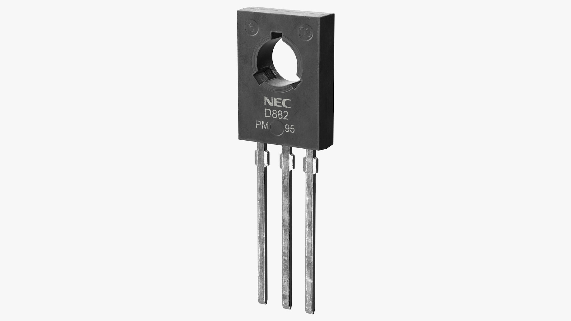 NEC D882 NPN Silicon Power Transistor 3D