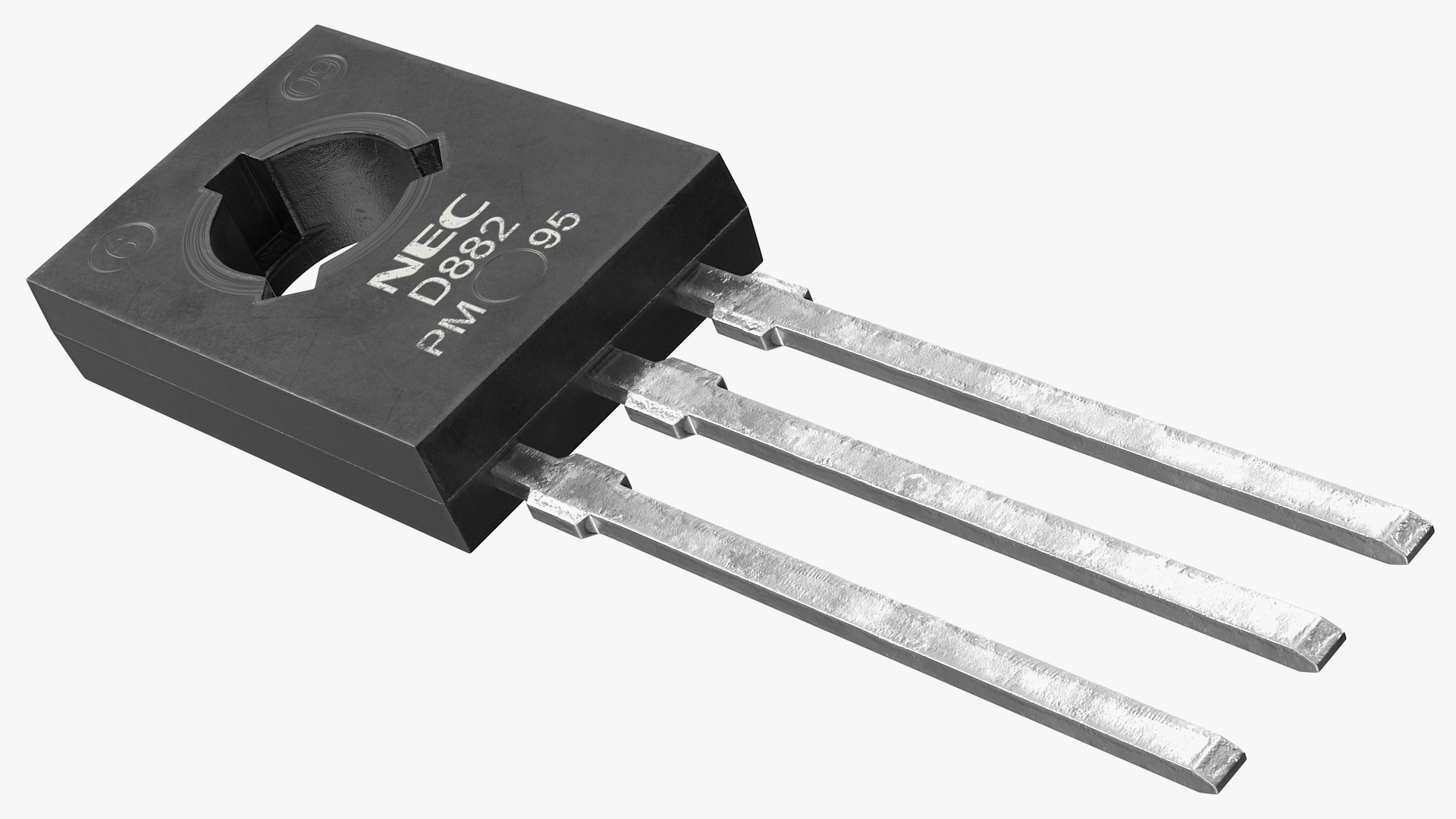 NEC D882 NPN Silicon Power Transistor 3D