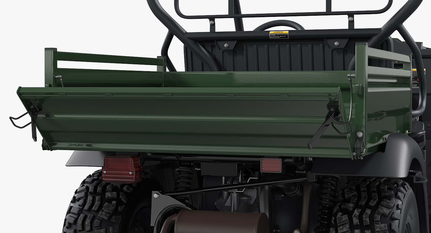 4x4 ATV Rigged 3D model