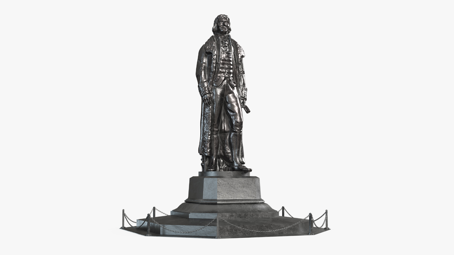 3D Thomas Jefferson Statue model