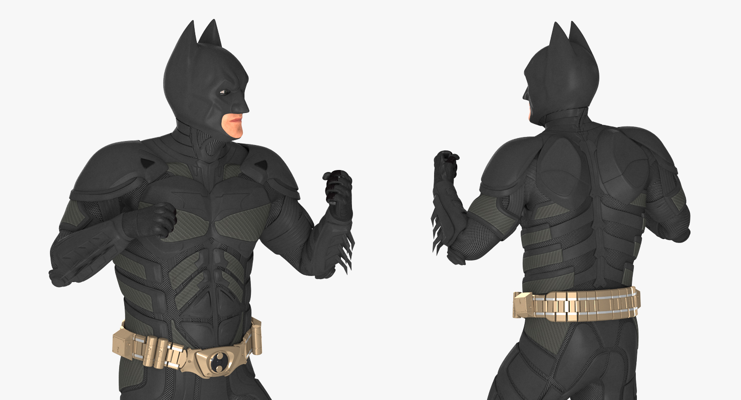 3D Batman Rigged model