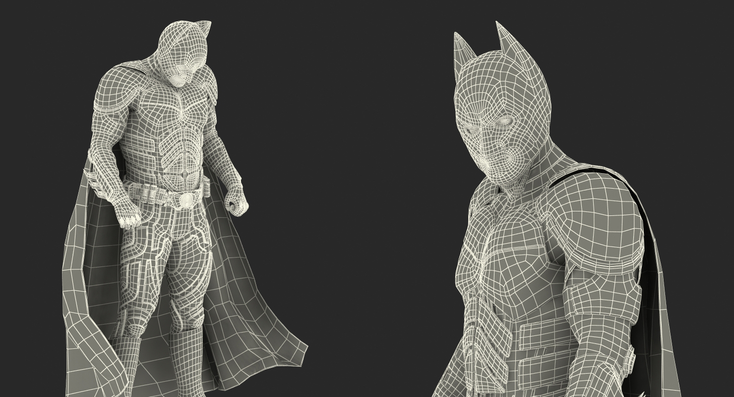 3D Batman Rigged model