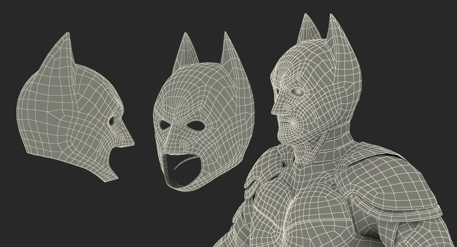 3D Batman Rigged model