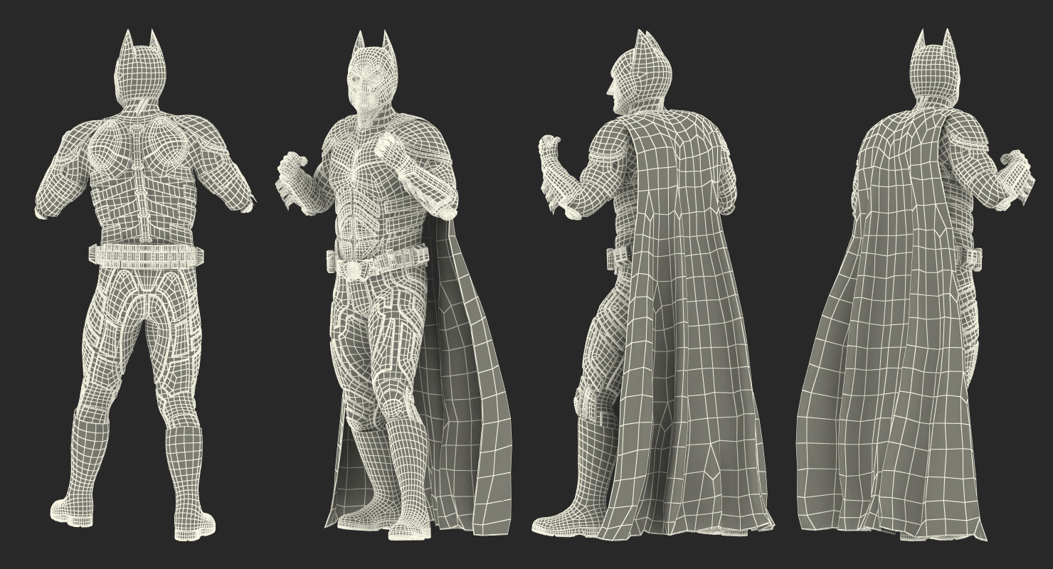 3D Batman Rigged model