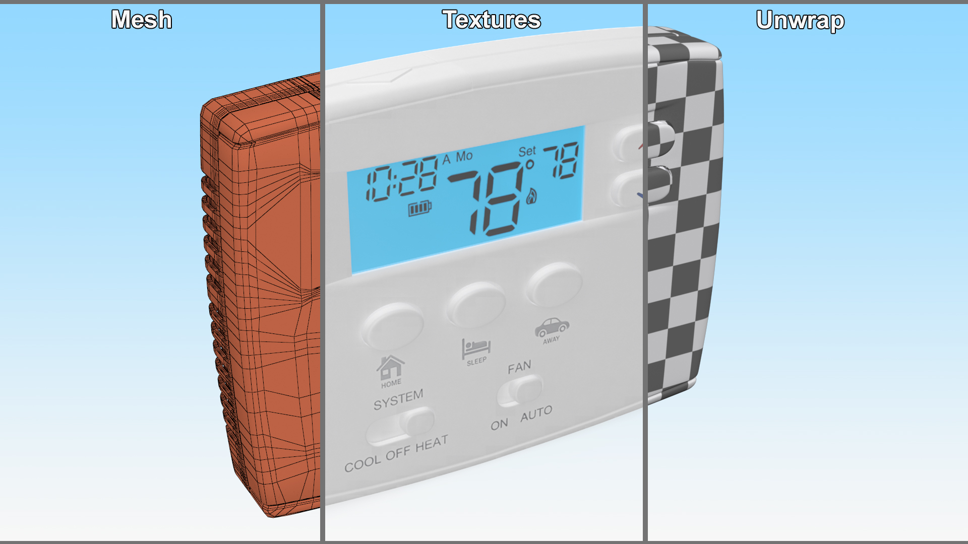 3D Home Smart Thermostat