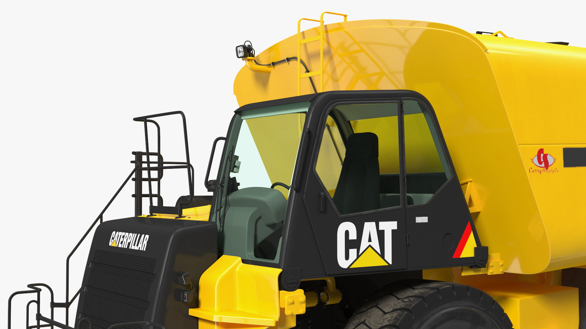 3D Water Truck CAT 775 Rigged