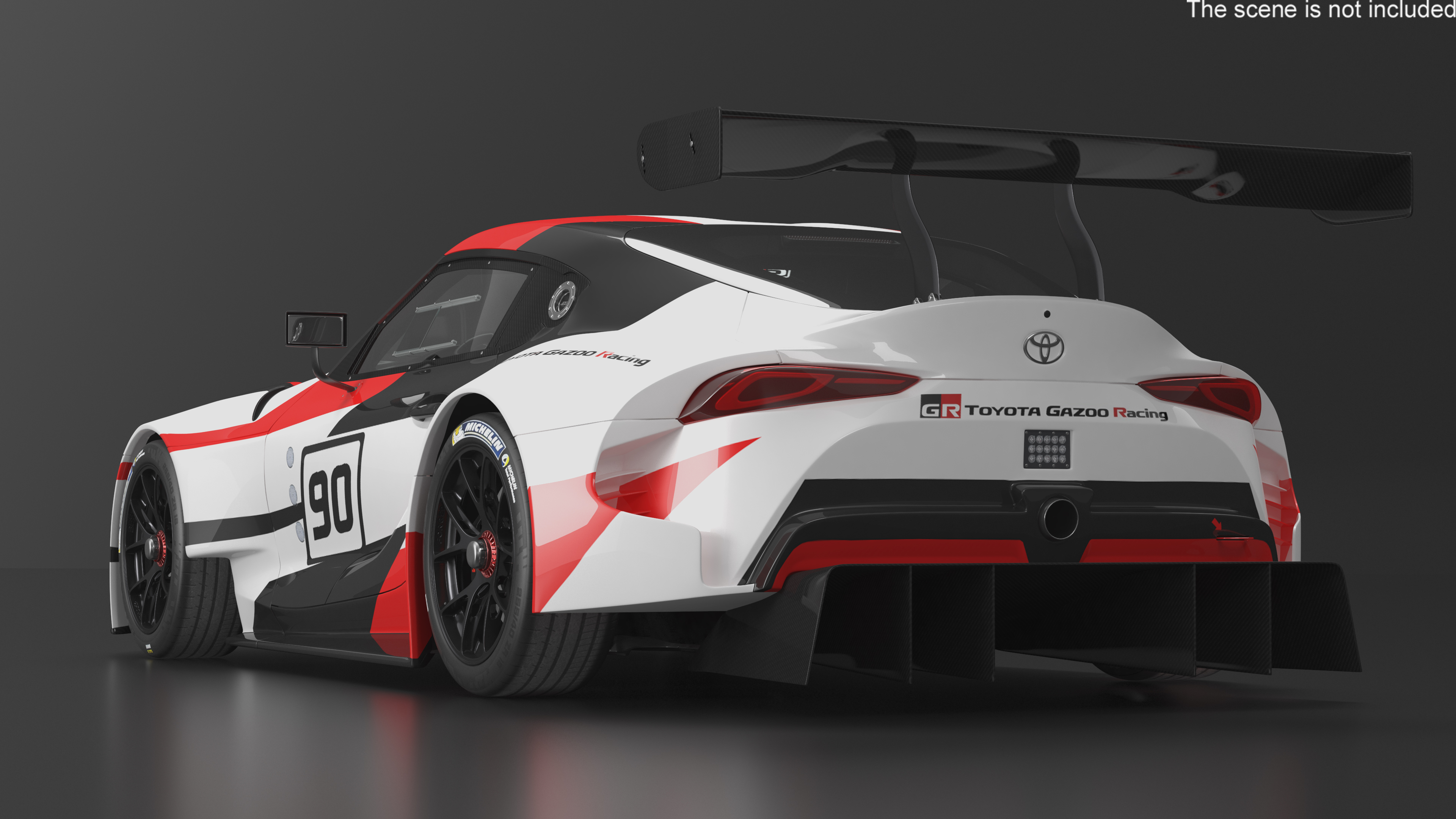 Toyota Supra Gazoo Racing Concept Simple Interior 3D model