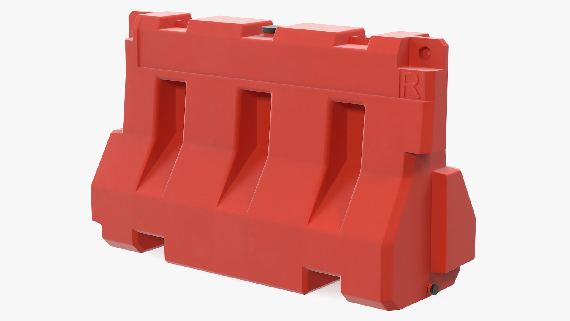 Plastic Jersey Barrier 3D