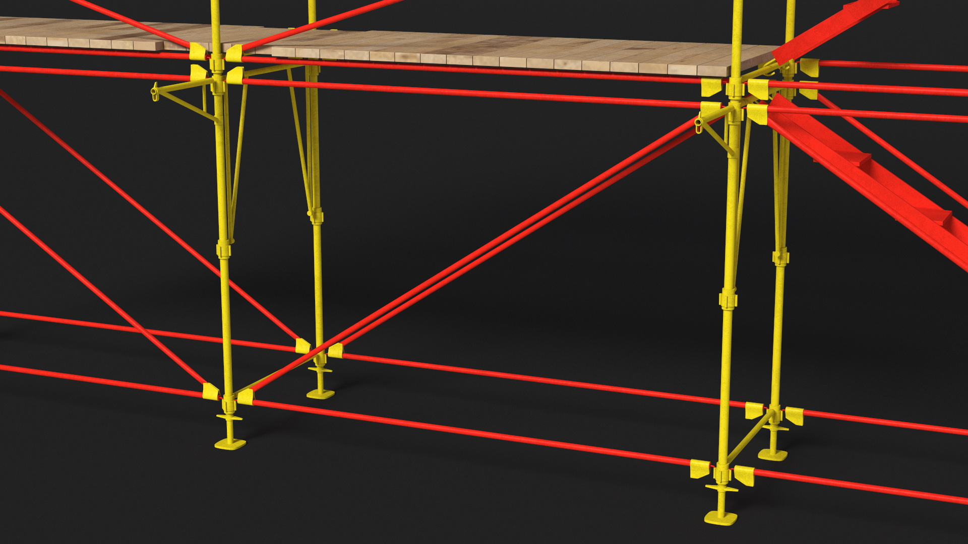 Construction Scaffolding Structure 3D model