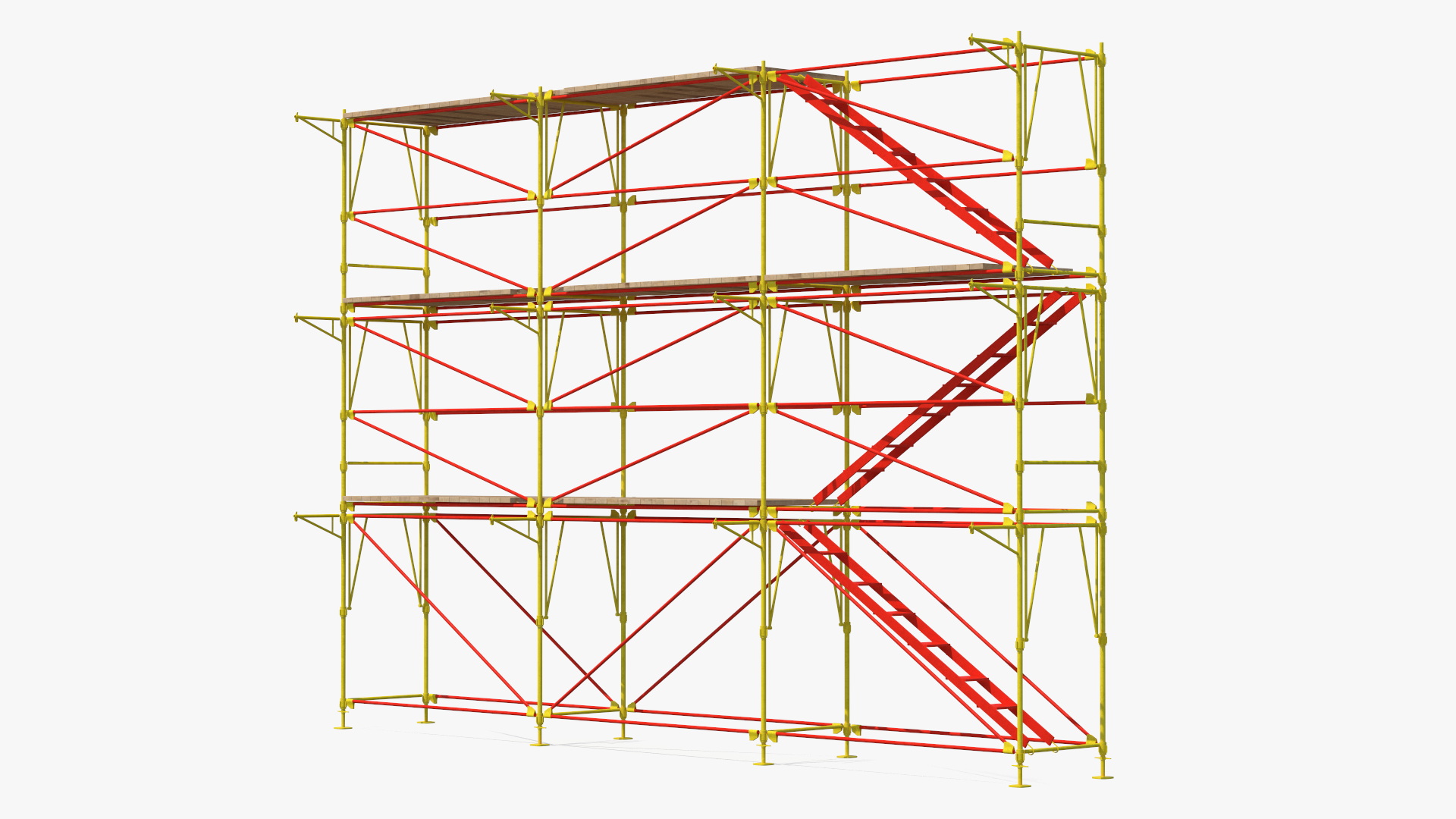 Construction Scaffolding Structure 3D model