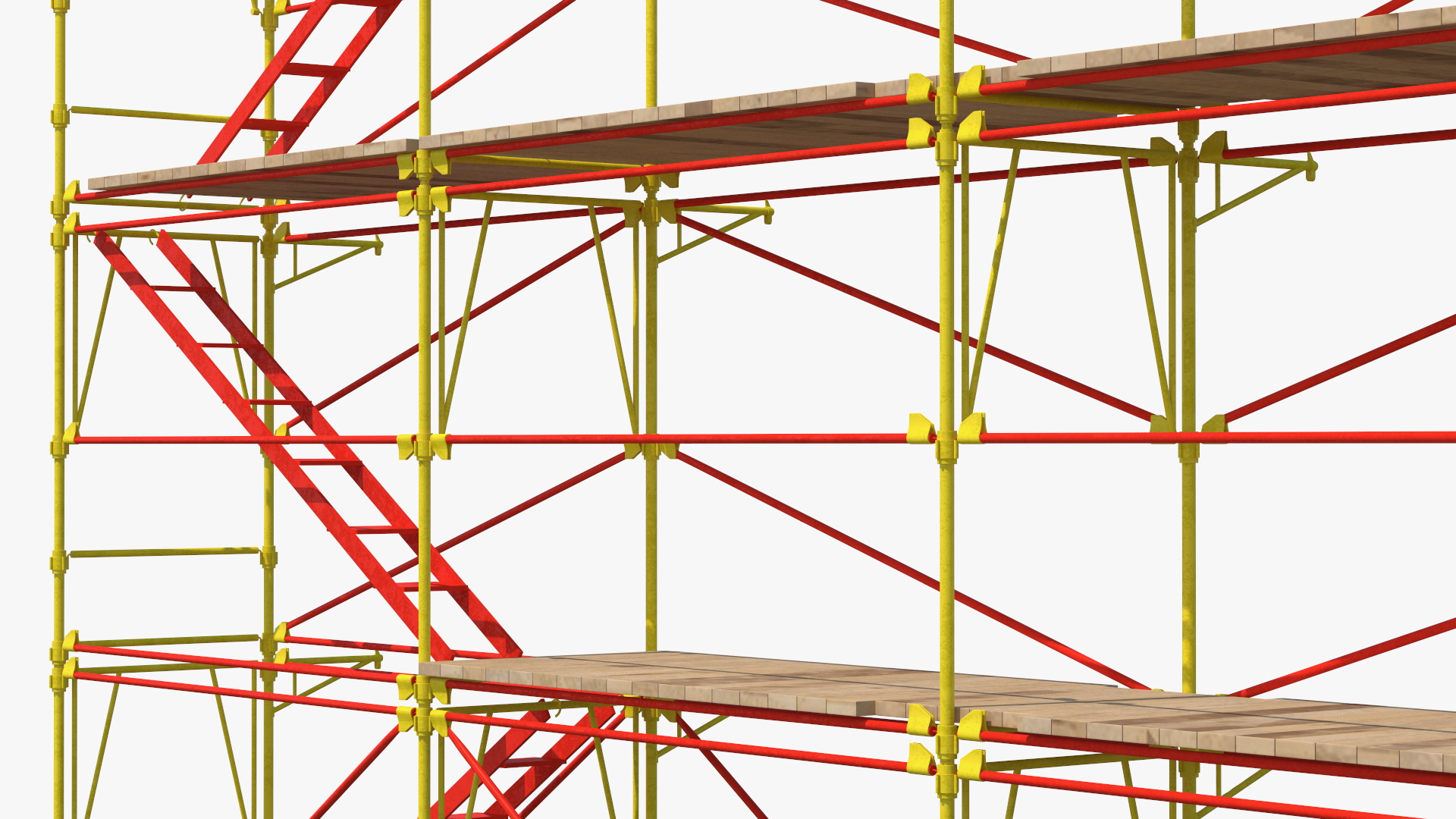 Construction Scaffolding Structure 3D model