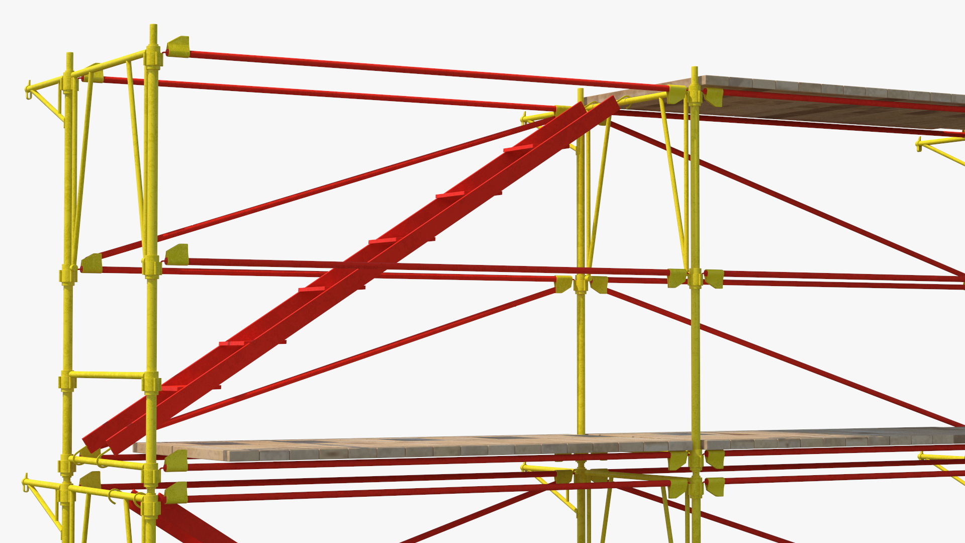 Construction Scaffolding Structure 3D model