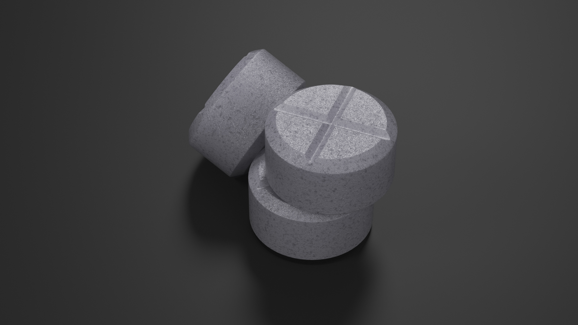 Potassium Iodine Tablets 3D model