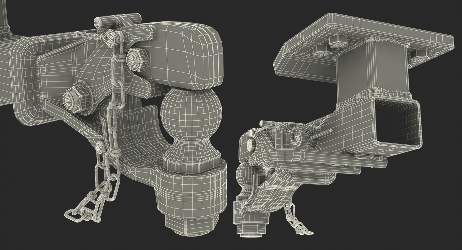 3D Ball and Pintle Combo Tow Hitch