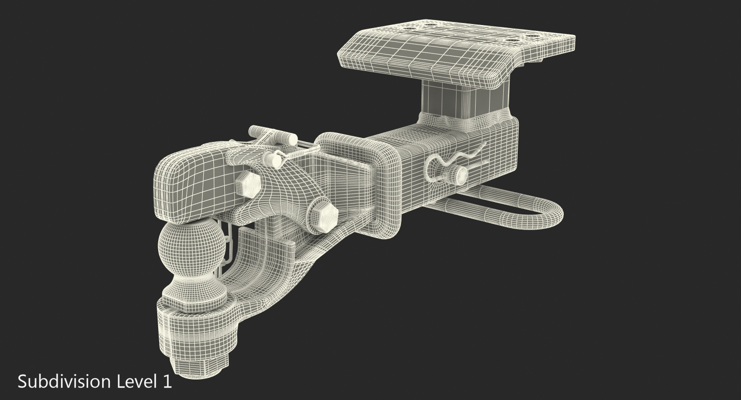 3D Ball and Pintle Combo Tow Hitch