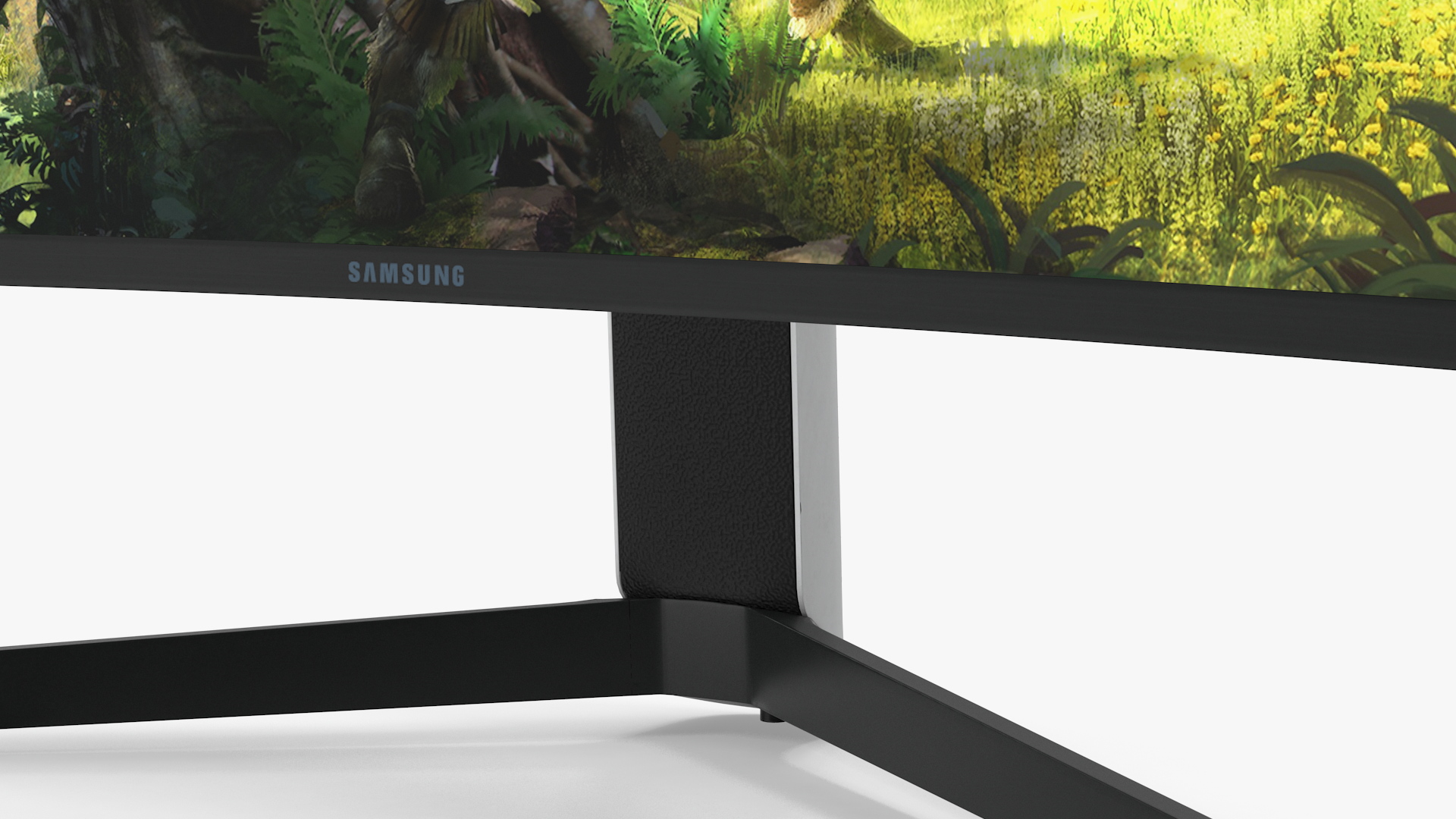 3D Samsung Odyssey G9 Ultrawide Gaming Monitor ON Rigged model