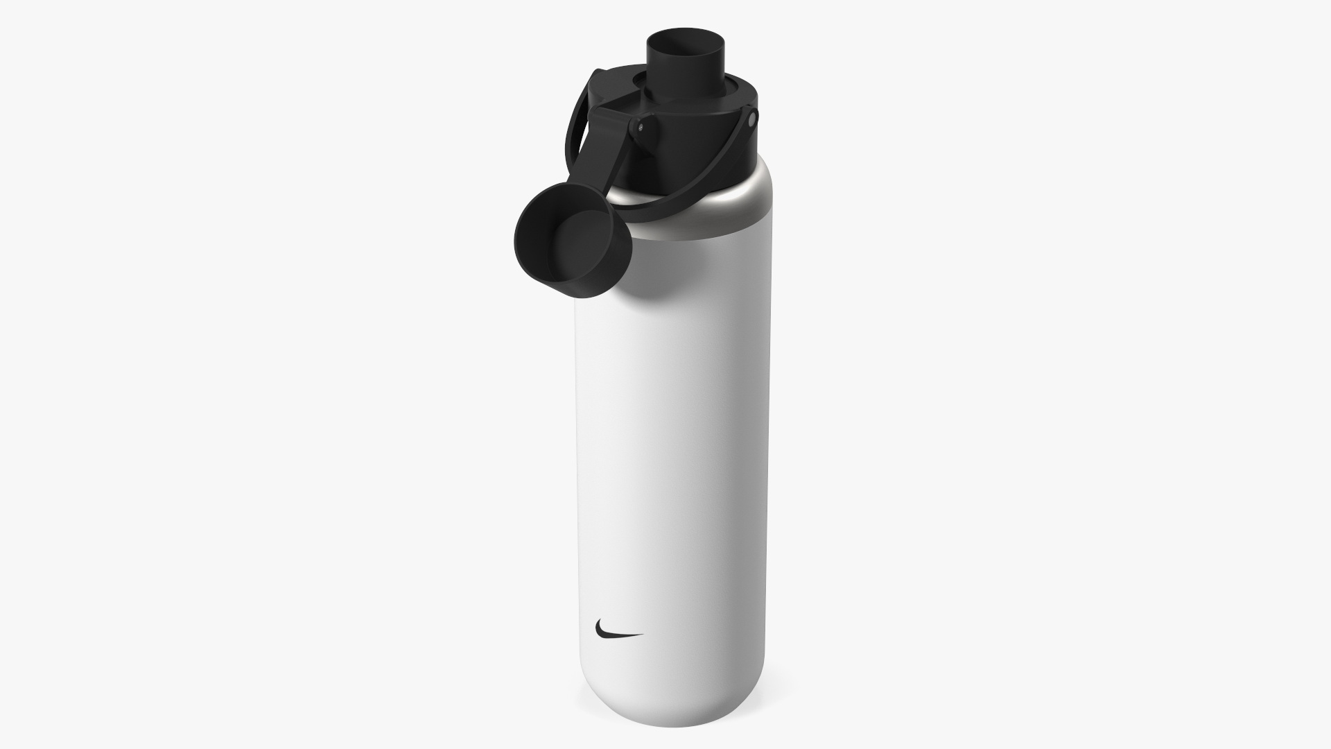 3D Sports Bottle Nike Recharge White Open model