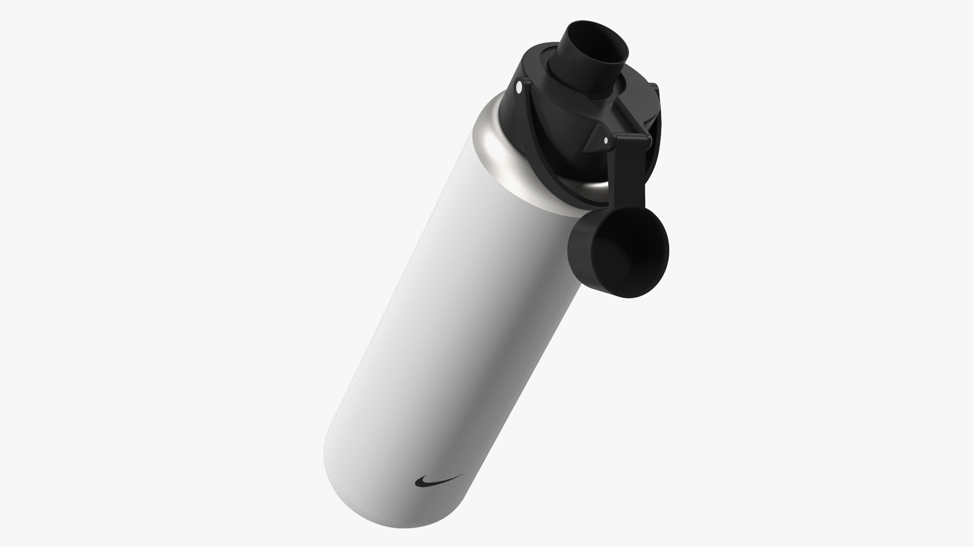 3D Sports Bottle Nike Recharge White Open model