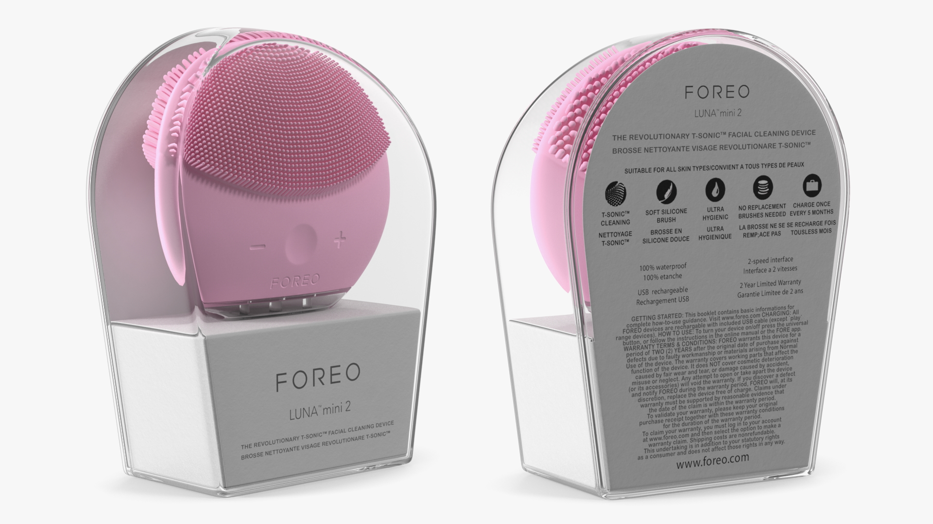 3D LUNA Rose Mini 2 Foreo Carrying Case