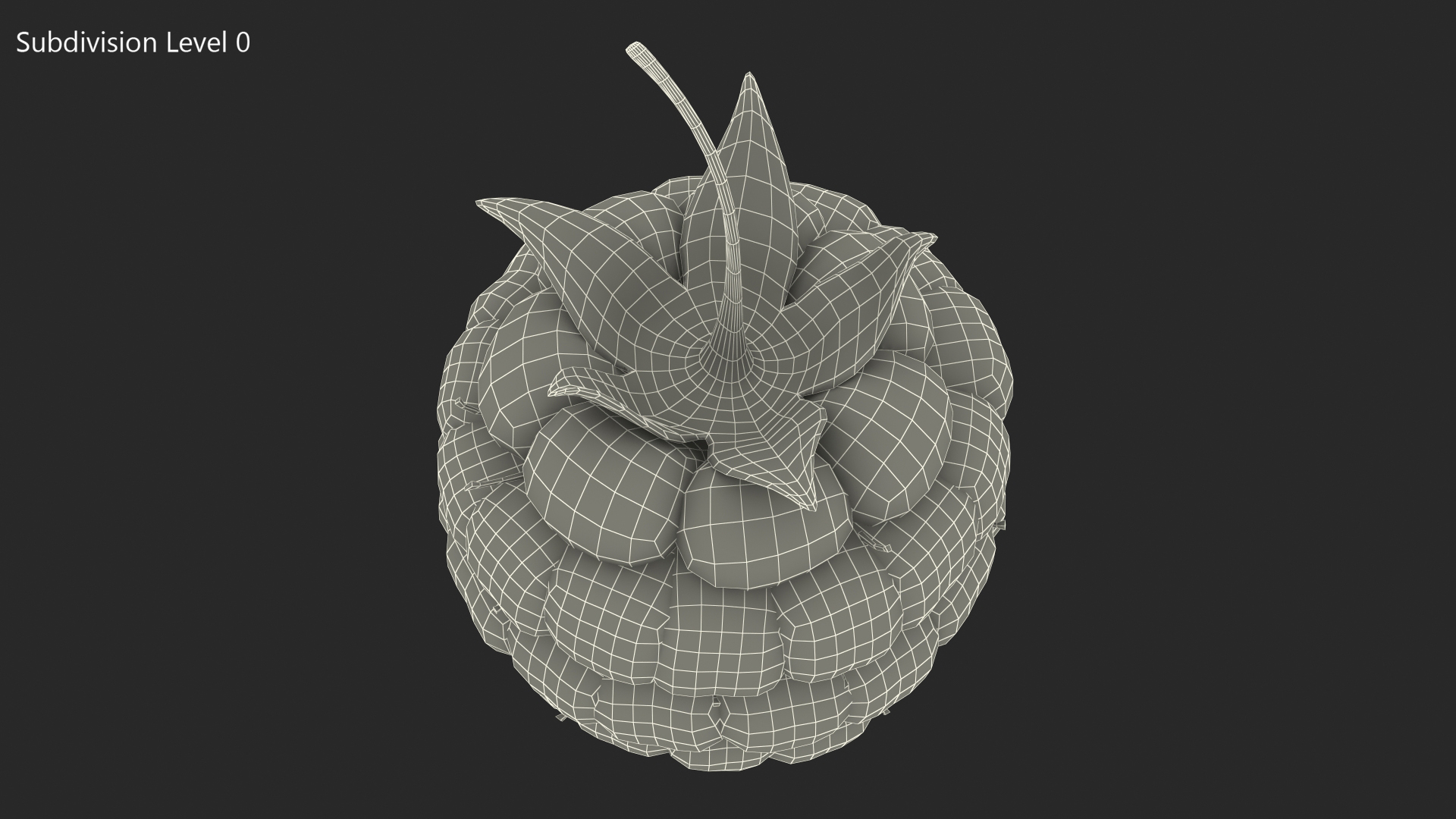 3D model Fresh Raspberry