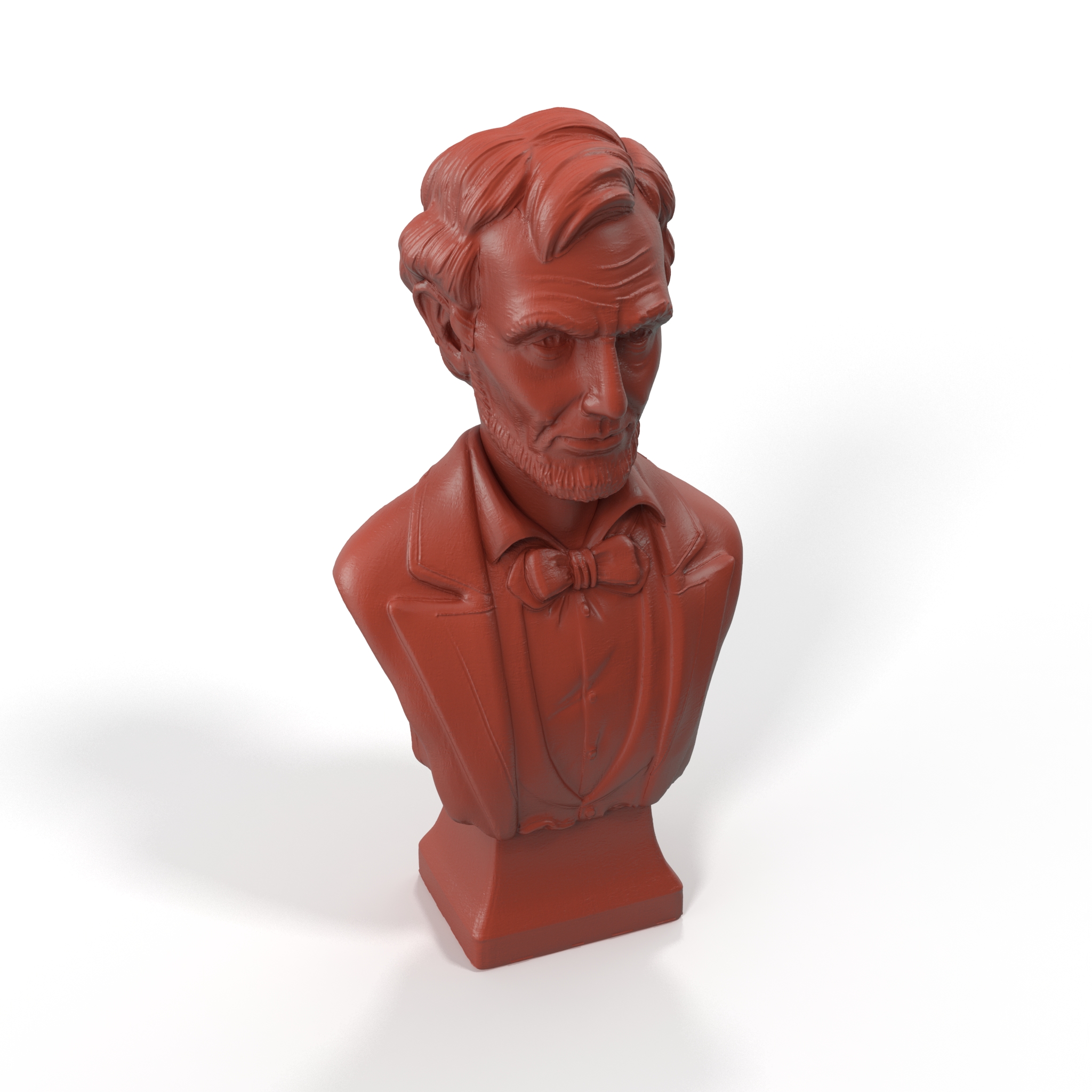 3D Bust of Lincoln for 3D Print model