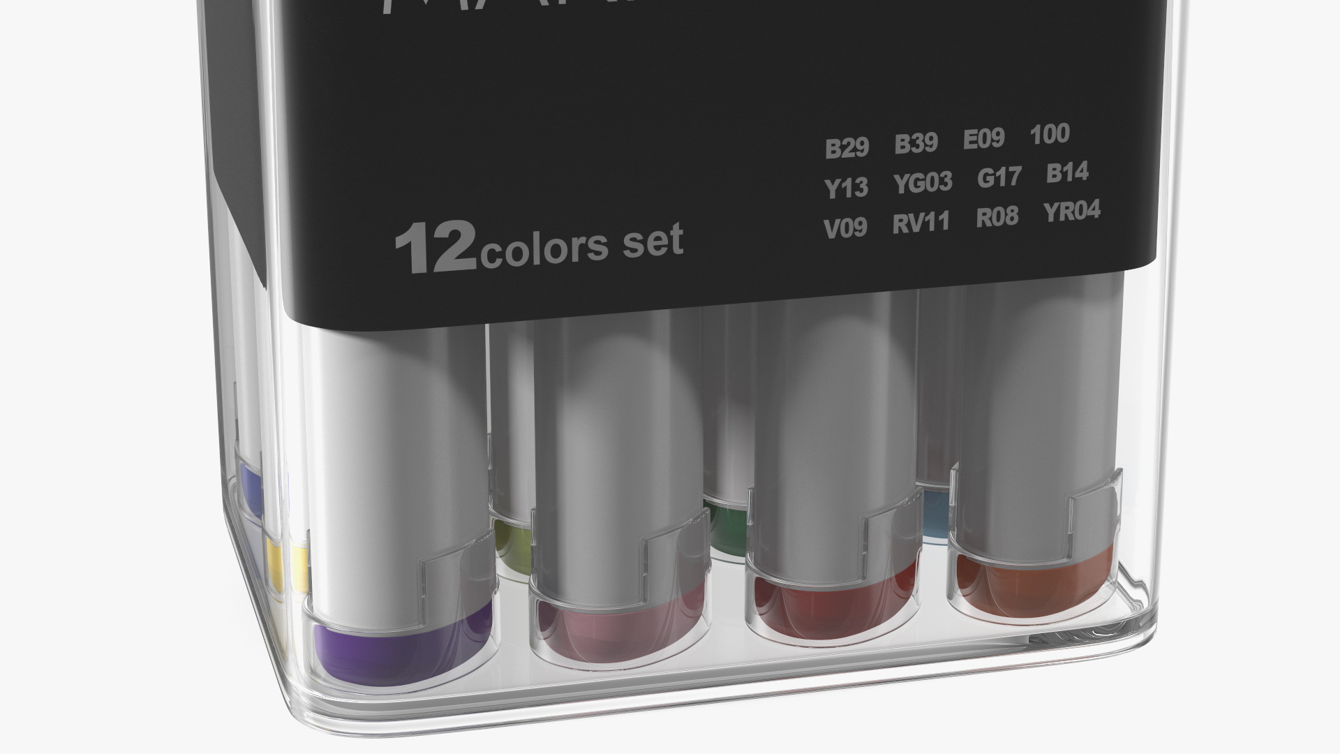 Generic Sketch Marker 12 Pack 3D model