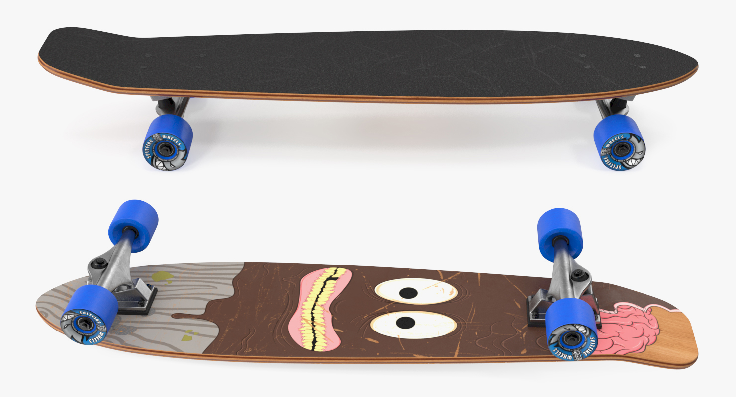 Longboard 3D model