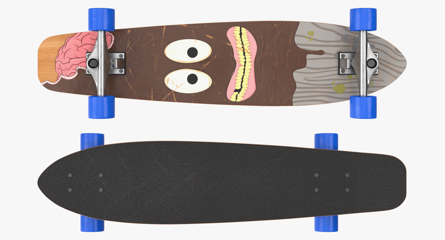 Longboard 3D model