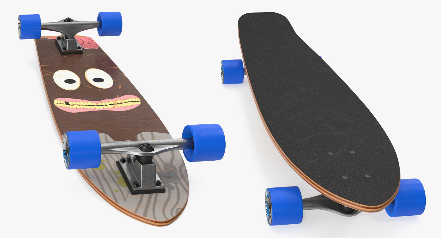 Longboard 3D model