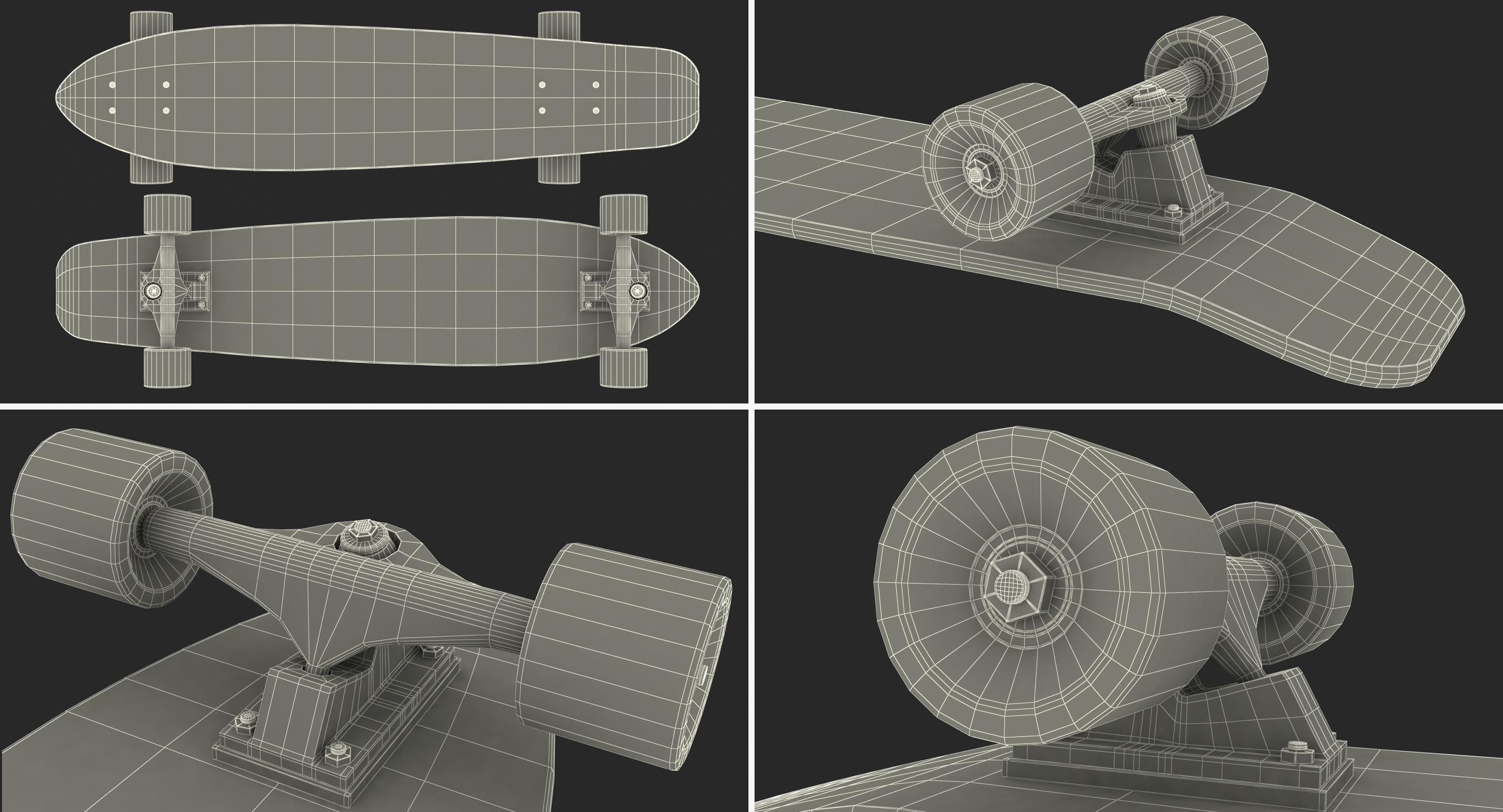 Longboard 3D model